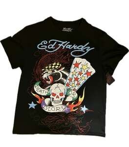 Ed Hardy New York City Diamante T-Shirt